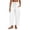 White #040, variant on Linen Barrel Pants Women Drawstring High Waisted Wide Leg Trousers Summer Lounge Pants with Pockets Boho Beach Pant, 2XL