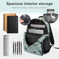 thumbnail image 5 of Yuyamidu Fish Camo Kids Backpack for Girls 10-12 Kids Backpacks Large Capacity Book Bags for Primary School Kids Portable Student Book Bags, Green, 5 of 7