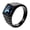 Black Light Blue, variant on Men's Black Stone Ring Stainless Steel Square Crystal Gemstone Simple Vintage Statement Rings Black Size 9