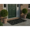 thumbnail image 4 of Calloway Mills  18 x 30 in. Lilac Vine Rubber Rectangular Doormat, Black, 4 of 5