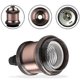 thumbnail image 4 of 2024 Pendant Light Vintage Modern Industrial Style E27 Lamp Holder Socket With 1.2m Braided Round Cable-brass (red-brown) [energy Class A+++], 4 of 5