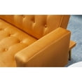 thumbnail image 5 of Kingway Furniture Jeffery Velvet Convertible Sofa in Ginger, 5 of 7