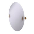 thumbnail image 1 of Miroir Inclinable Ovale Sans Cadre avec Bord Biseauté - RW-91-BBR, 1 of 1