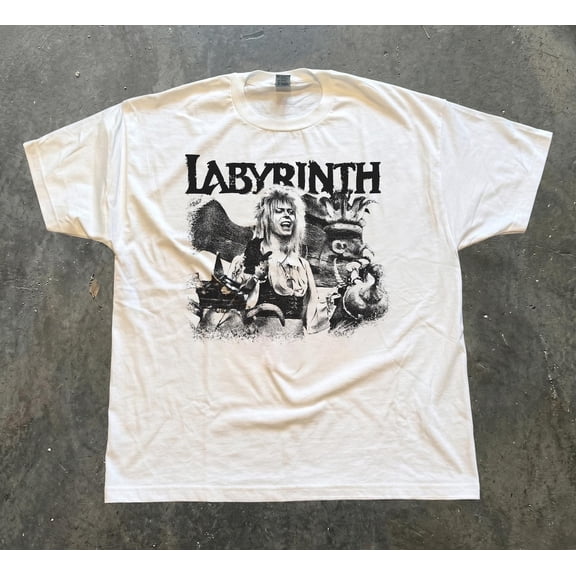 Vintage Labyrinth Shirt, Jareth Goblin King T-Shirt, Retro Fantasy Movie Graphic Tee