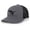 Charcoal/Black, variant on Flying Eagle Mens Embroidered Mesh Back Trucker Hat Baseball Cap, Black/White