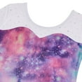 thumbnail image 5 of Xmarks Long Sleeve Leotards for Girls Gymnastics Kids Toddler Tumbling Outfits Tie-dye One-Piece Ballet Unitard with Hair Ring 3-14Y, 5 of 8