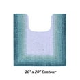 thumbnail image 3 of Better Trends 2 Piece Bathroom Rug Set, 100% Cotton, Extra Soft Tufted Bath Mat, Water Absorbent & Non Slip Bath Rug, (Turquoise) Torrent Collection, 3 of 6
