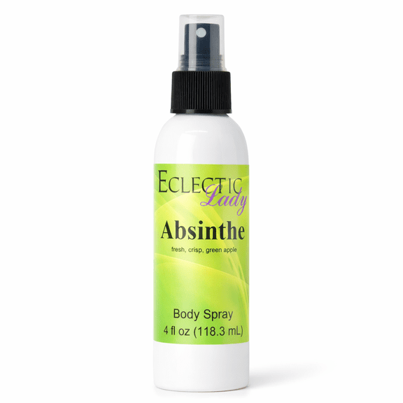 Absinthe Body Spray, Eclectic Lady, Hydrating Mist, Unisex, 4 oz