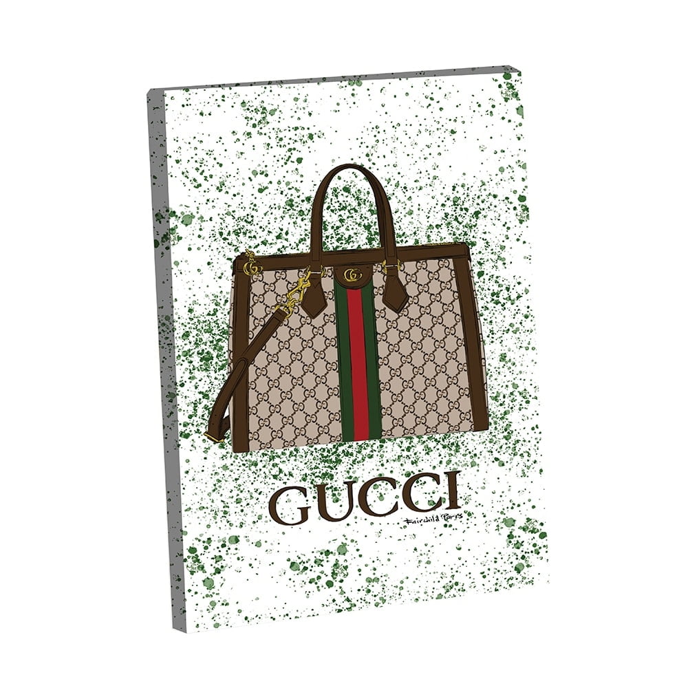 GLAM FASHION PURSE BAG Canvas Artwork - 14"x14" 16 x 20