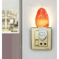 thumbnail image 7 of 2 Pack Himalayan Salt lamp Night Light Salt Rock Hand Carved Natural Pink Himalayan Salt Lamps for bedrooms Night Light Plug in Wall Light Bulb Air Purifying Lighting/Decor, 7 of 7