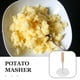 thumbnail image 5 of Machacador de patatas de acero inoxidable con mango de madera, manual, antiadherente, para verduras, prensa de barro, herramientas de cocina para frijoles, raíces, verduras y frutas., 5 of 8
