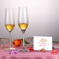 thumbnail image 4 of Paquete de 12 soportes para tarjetas con diamantes, soporte para números de mesa, soportes para tarjetas de mesa de cristal acrílico para decoración para fiesta de boda, 4 of 5