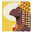 thumbnail image 1 of Ambesonne Queen Shower Curtain, Woman, 69"Wx84"L, Dark Mauve Burgundy, 1 of 2