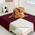 thumbnail image 2 of Waterproof Dog Blanket for Couch - Reversible Pet Sofa Cover with Non- Back, Washable Cooling Dog Bed Mat for Furniture, Car & Incontinence Protection for Dogs & Cats, 2 of 5