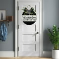 thumbnail image 5 of The Laundry Room Sign Front Door Porch Decorations, Round Rustic Wood Hanging Sign for Farmhouse Porch Outdoor Home Holiday Front Door Sign Decor, 5 of 6