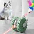 thumbnail image 2 of Ke1Clo Cat Toys for Indoor Cats, Interactive Cat Toy for Chasing Moving, Automatic Cat Toys for Bored Indoor Adult Cats, Automatic Rolling Toys to Keep Them Busy, 2 of 5