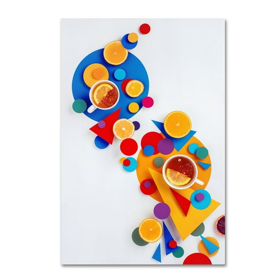 Dina Belenko 'Suprematic Tea Party' Canvas Art