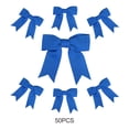 thumbnail image 4 of Lazos decorativos Meseey, 50 unidades, 7,5 cm, color azul real, 4 of 7