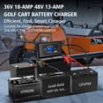 thumbnail image 4 of Golf cart Battery Charger, 48V 13A and 36V 18A Trickle Battery Charger,48 Volt cart Golf Charger,for 48 Volt Club Golf Car,Lithium,LiFePO4,Lead-Acid AGM/Gel/SLA..Battery Charger,3 Pin Round Plug, 4 of 6