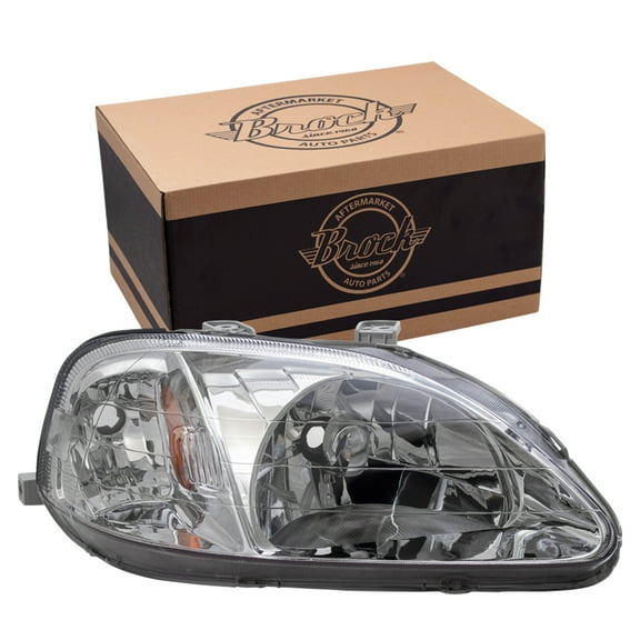 Brock Headlight for 1999-2000 Civic Right 33101S01A02
