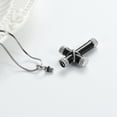 thumbnail image 4 of Rope Winding Cross Cremation Ashes Urn Pendant Necklace Memorial Keepsake Jewelry Lord’s Prayer Cross Ashes Necklaces, 4 of 7