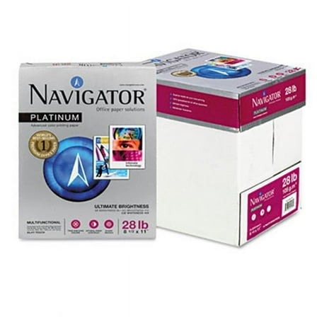 Soporcel  Platinum Office Paper - White - Letter - 28lb - 99 Brightness - 500 Sheets