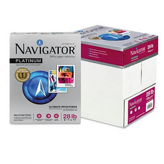 Soporcel  Platinum Office Paper - White - Letter - 28lb - 99 Brightness - 500 Sheets