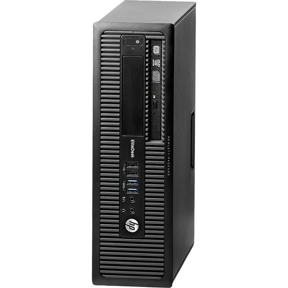Restored HP EliteDesk 800 G1 - SFF - Core i5 4570 / 3.2 GHz - vPro - RAM 4 GB - HDD 500 GB - DVD SuperMulti - HD Graphics 4600 - Gigabit Ethernet - Win 7 Pro 64-bit (includes Win 8.1 Pro License) - monitor: none - Smart Buy - TAA Compliant (Refurbished)
