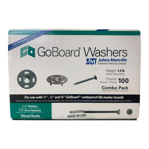 Fasteners 1-¼” Washer, 1-5/8” Long for Wood Studs 100 Pcs