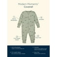 thumbnail image 6 of Modern Moments by Gerber Baby Neutral Super Soft Viscose Long Sleeve Coverall, Sizes Newborn - 12 Months, 6 of 8