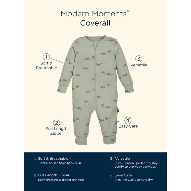 Modern Moments by Gerber Long Sleeve Viscose Coverall photo 6