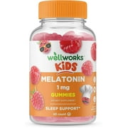 Lifeable 1mg Melatonin for Kids - 60 Gummies