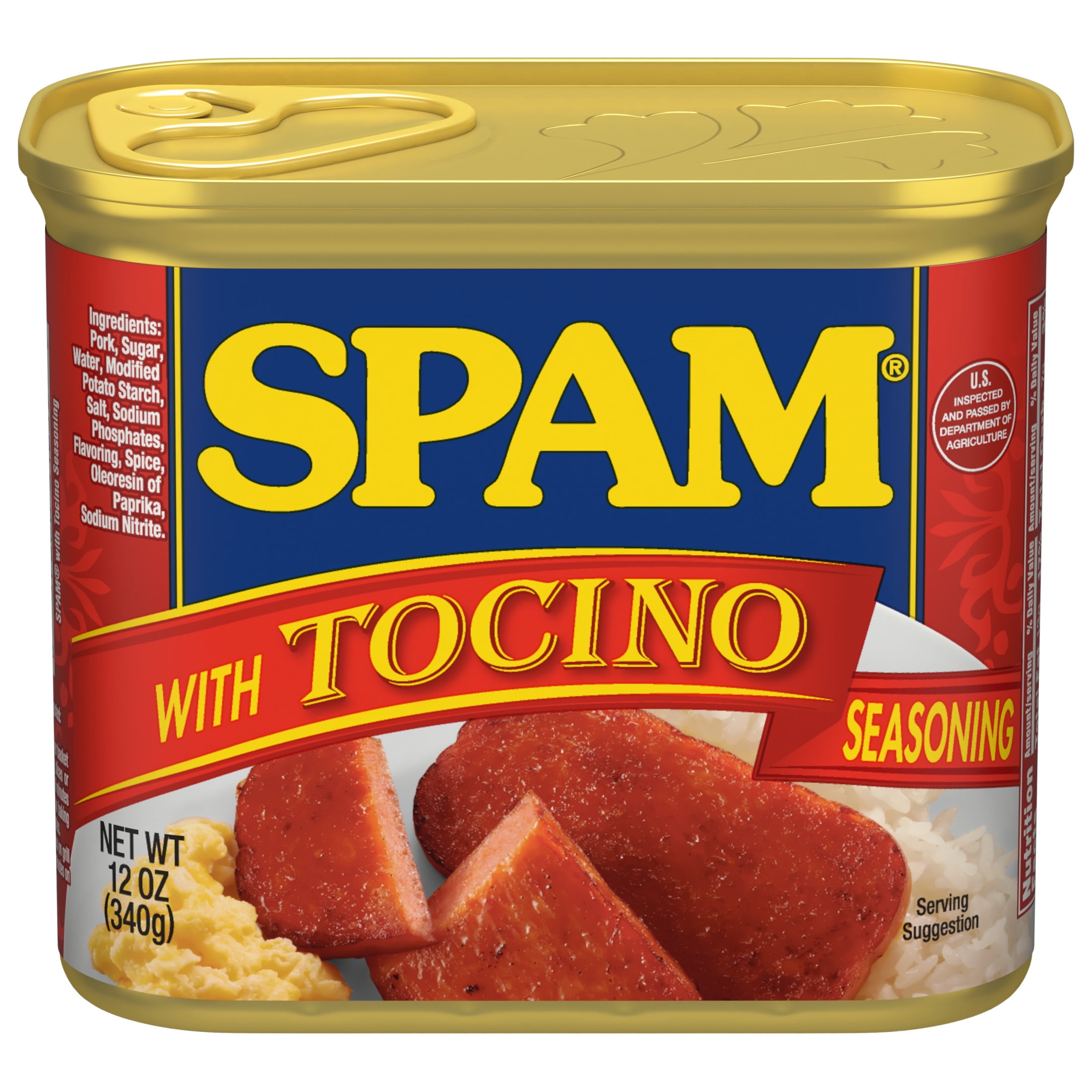 SPAM With Tocino Seasoning, 12 oz Can (12-pack)