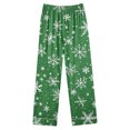 thumbnail image 5 of Ltctricy Women's Christmas Pajama Sets Long Sleeve V Neck Collared Button down Printed Sleepwear Top Pants 2 Piece Lounge Sets(Green,XX-Large), 5 of 7
