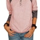 thumbnail image 2 of Camisas de manga larga para mujer con botones casuales y estilo túnica para uso diario, 2 of 6