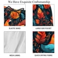 thumbnail image 4 of luoweisi Men's Beach Shorts Quick Dry Swim Trunks with Mesh Lining Thanksgiving Turkey L, 4 of 5