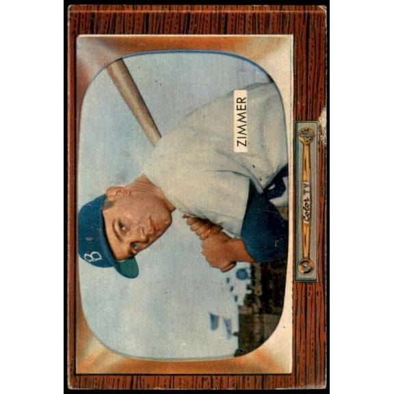 Don Zimmer Rookie Card 1955 Bowman #65