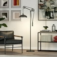 thumbnail image 5 of Evelyn&Zoe Neo Spoke Wheel Pulley System Floor Lamp with Metal Shade, Aged Steel/Aged Steel, 5 of 9