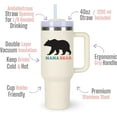 thumbnail image 2 of Mama Bear Gifts Tumbler.40oz Mama bear Tumbler with Handle.Mama Bear Cups Tumbler.Mothers Day Gifts.40 oz Christmas Birthday for Mama Bear., 2 of 6