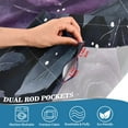thumbnail image 3 of Yayeee Kitchen Curtains Tier Pair Light Filtering 27"x36" Rod Pocket Short Cafe Window Panel, Roses and Pearls, 3 of 7