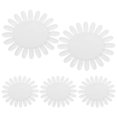 thumbnail image 1 of EeaseCA 1 Set/5pcs Sunflower Shaped Display Boards 50 Colors Ribbon Chain Nail Art Display Cards for Home Outdoor Shop (Natural Color), 1 of 8