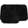 Canopy Three Piece Bath Rug Set, Black