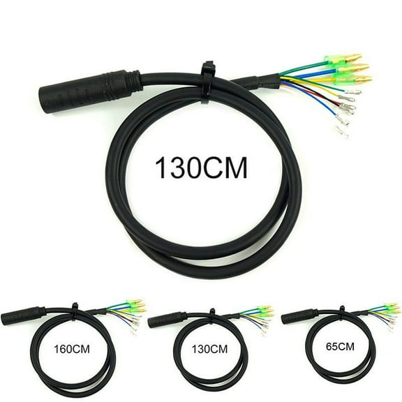 E-Bike 9 Pin Motor Cables Electric Bicycle Extension Cable Cord For Bafang Front/Rear Wheel Hub Motor Electric Bike Accessories 65Cm