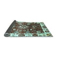 thumbnail image 2 of Ahgly Company Indoor Rectangle Oriental Light Blue Traditional Area Rugs, 8' x 12', 2 of 4