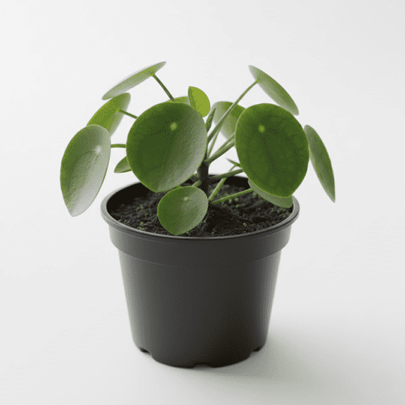Chinese Money Plant, Pilea Peperomioides Plant Live, 2 Inches Pot, Symbol of Luck, Money Plants Live Indoor for Home Decoration