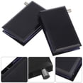thumbnail image 1 of LOLIPPYY 2 Pcs Glass Shower Doors Hinge Zinc Alloy Black Frameless Design For DIY Enthusiasts, 1 of 6