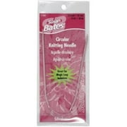 Susan Bates 74227 Silvalume Circular Knitting Needles 36 in. -Size 4