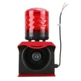 thumbnail image 2 of Bocina de advertencia, 12-24 V, industrial, resistente al agua, alarma visual y audible, sirena de alarma contra incendios fabricada con cuidado, 2 of 9