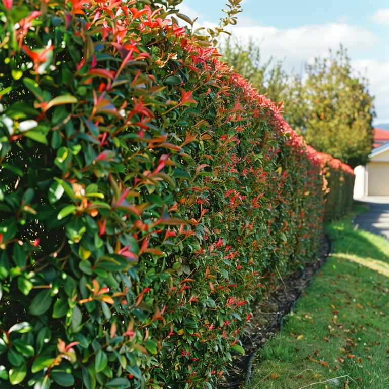 Photinia Red Tip - 3 Live Plants - Photinia x Fraseri - Evergreen Landscape Shrub