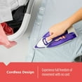 thumbnail image 4 of BLACK+DECKER Light ‘N Go Cordless Iron, Purple, ICL500C, 4 of 9
